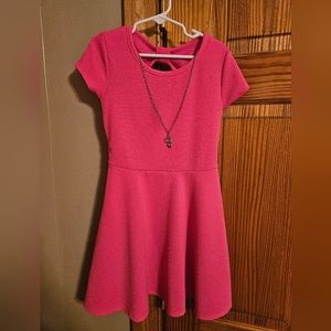 Hot pink youth dress